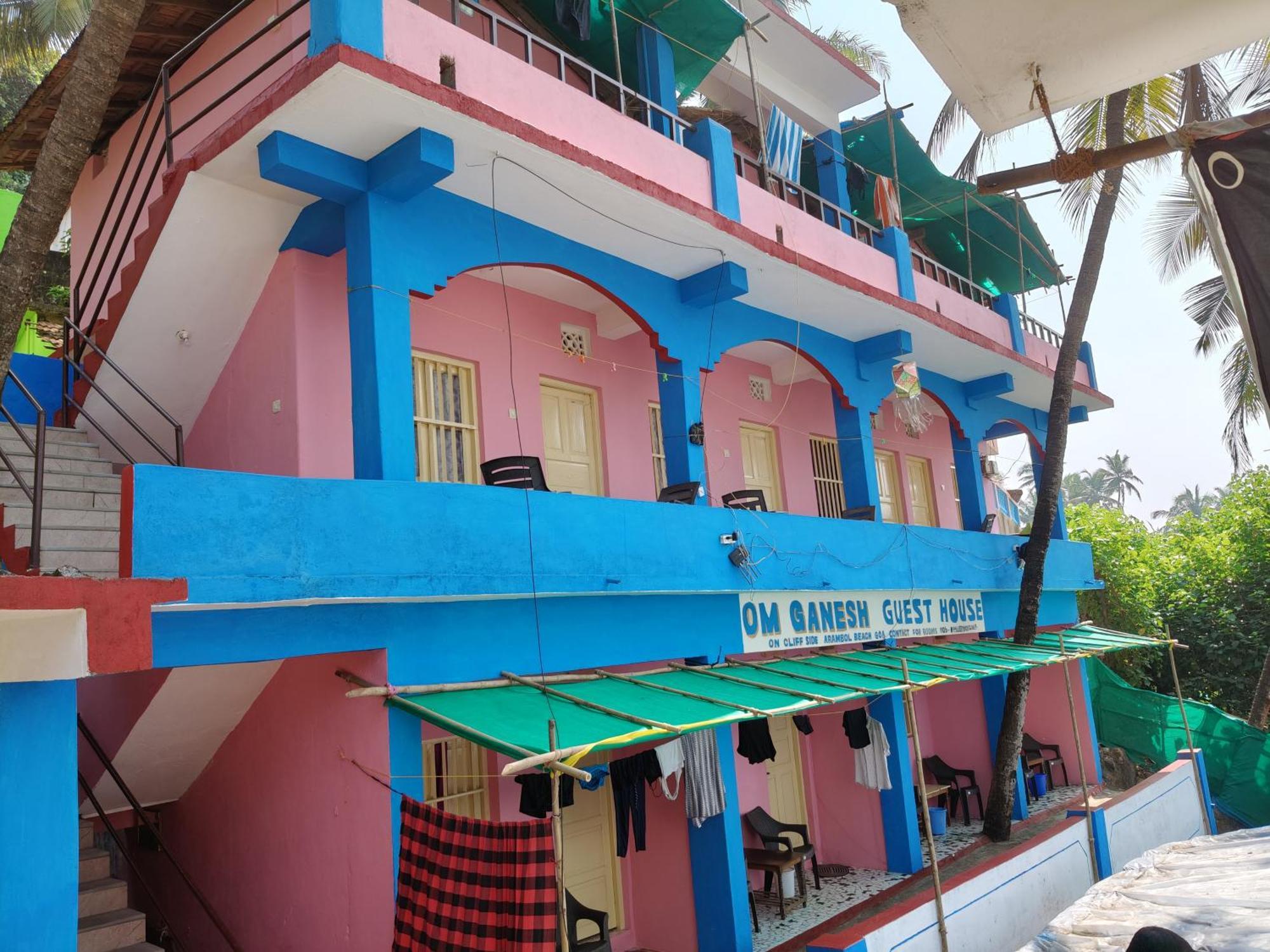 Om Ganesh Guest House Cliffside Arambol Cameră foto